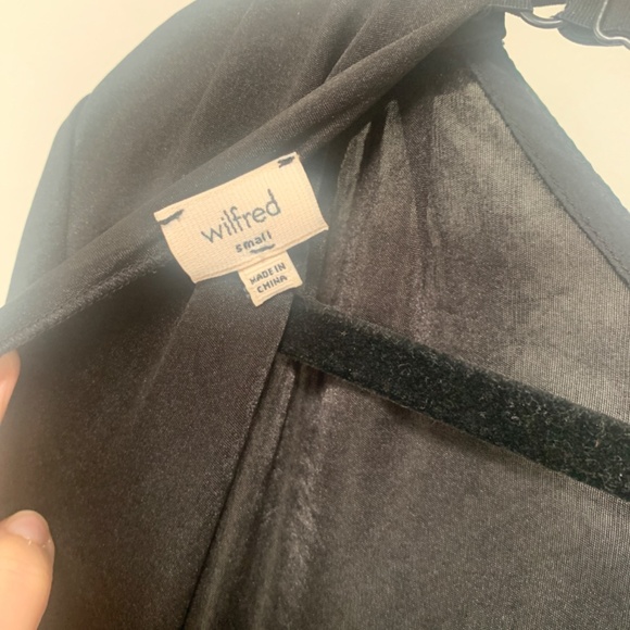 Rare Vintage Aritzia Wilfred Backless Mini Dress - Black, Size Small - Picture 8 of 9